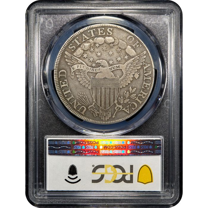 1798 Draped Bust Dollar ($1) Large Eagle Reverse Slab Image