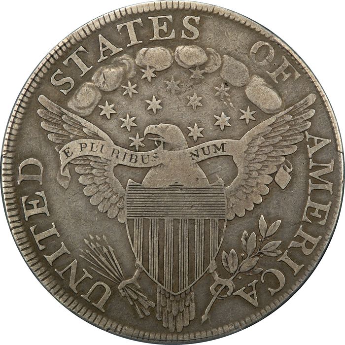 1798 Draped Bust Dollar ($1) Large Eagle Reverse Image