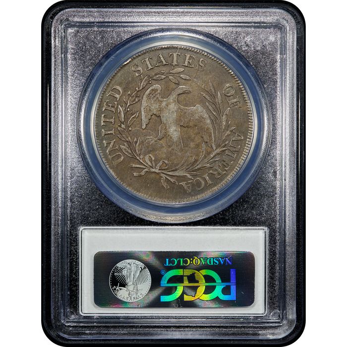 1798 Draped Bust Dollar ($1) Small Eagle, 13 Stars Reverse Slab Image