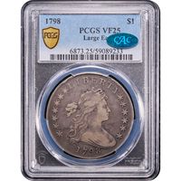 1798 Large Eagle Draped Bust Dollar ($1) Obverse Image