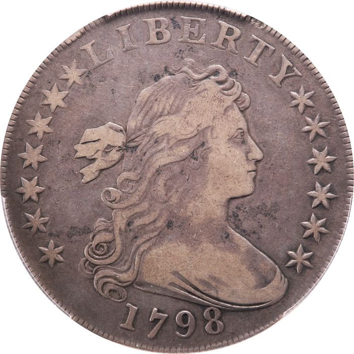 1798 Large Eagle Draped Bust Dollar ($1) Photo 3