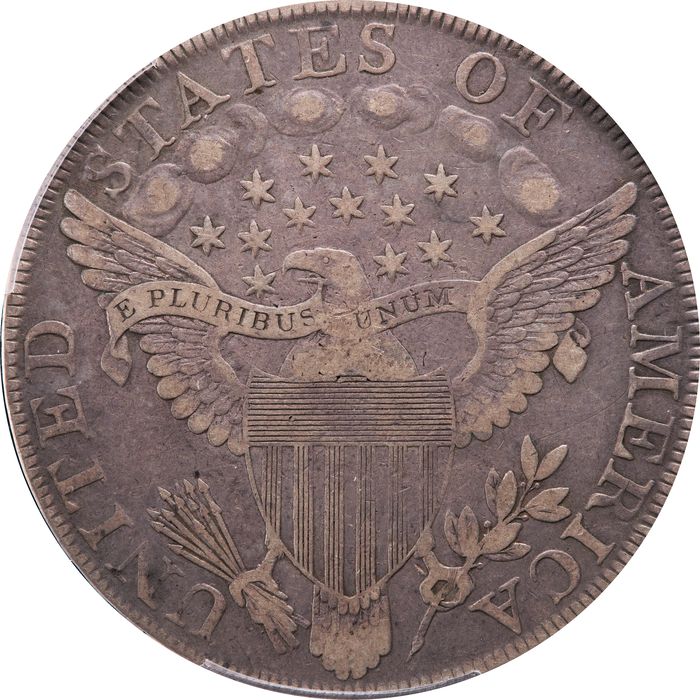 1798 Large Eagle Draped Bust Dollar ($1) Photo 4