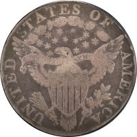 1798 Large Eagle Draped Bust Dollar ($1) Pointed 9 4 Lines BB-113 Reverse Image