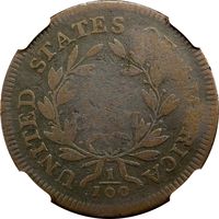 1798/7 Draped Bust Large Cent (1c) Photo 4