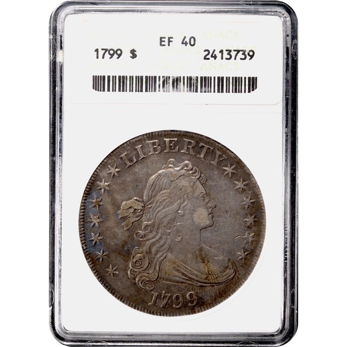 1799 Draped Bust Dollar ($1) Obverse Image