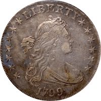 1799 Draped Bust Dollar ($1) Photo 3
