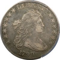 1799 Draped Bust Dollar ($1) BB-157 Photo 3