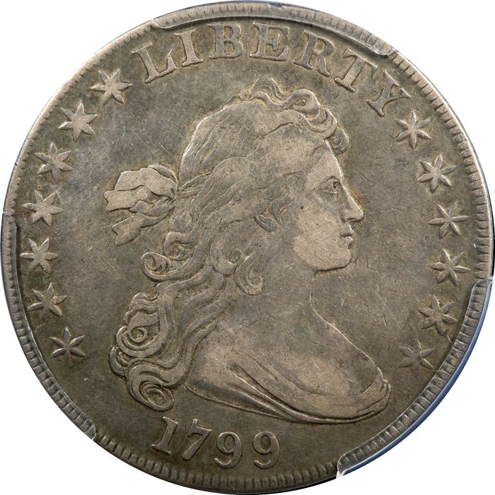 1799 Draped Bust Dollar ($1) BB-157 Photo 3