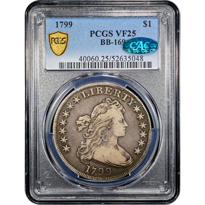 1799 Draped Bust Dollar ($1) BB-169 Obverse Image