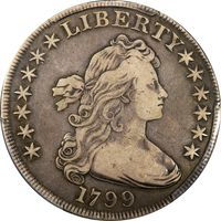 1799 Draped Bust Dollar ($1) BB-169 Photo 3