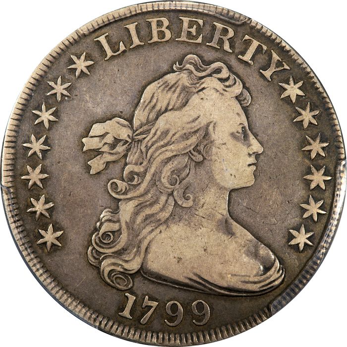 1799 Draped Bust Dollar ($1) BB-169 Photo 3