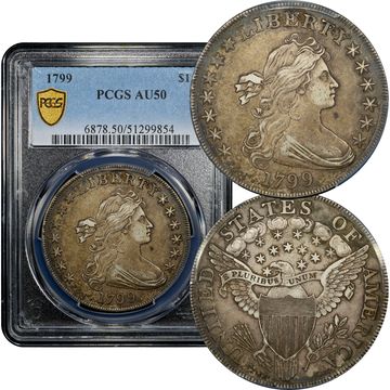 1799 Draped Bust Dollar ($1) Composite Image