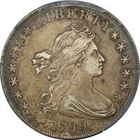 1799 Draped Bust Dollar ($1) Photo 3