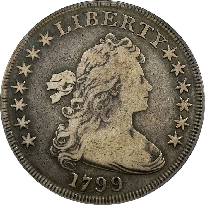 1799 Draped Bust Dollar ($1) Obverse Image