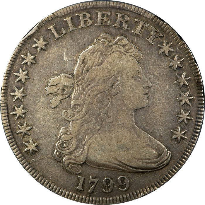 1799 Draped Bust Dollar ($1) Obverse Image