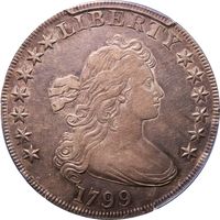 1799 Draped Bust Dollar ($1) Obverse Image