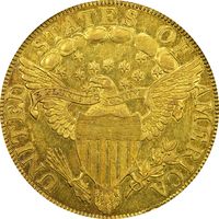 1799 Draped Bust Gold Eagle ($10) Large Stars Obverse  Photo 4