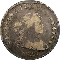 1799/8 Draped Bust Dollar ($1) 13 Reverse Stars Obverse Image