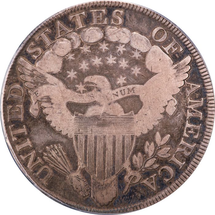 1799/8 Draped Bust Dollar ($1) 15 Reverse Stars Photo 4