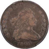 1800 Draped Bust Dollar ($1) BB-194, Dotted Date Obverse Image