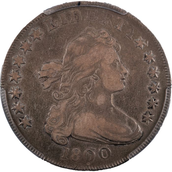 1800 Draped Bust Dollar ($1) BB-194, Dotted Date Obverse Image