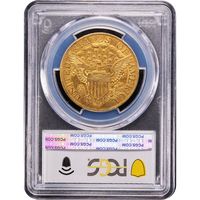 1800 Turban Head Gold Eagle ($10) Reverse Slab Image