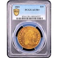 1801 Draped Bust Gold Eagle ($10) Obverse Image