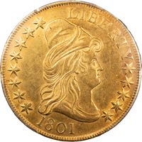 1801 Turban Gold Eagle ($10) Obverse Image