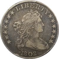 1802 Draped Bust Dollar ($1) Obverse Image
