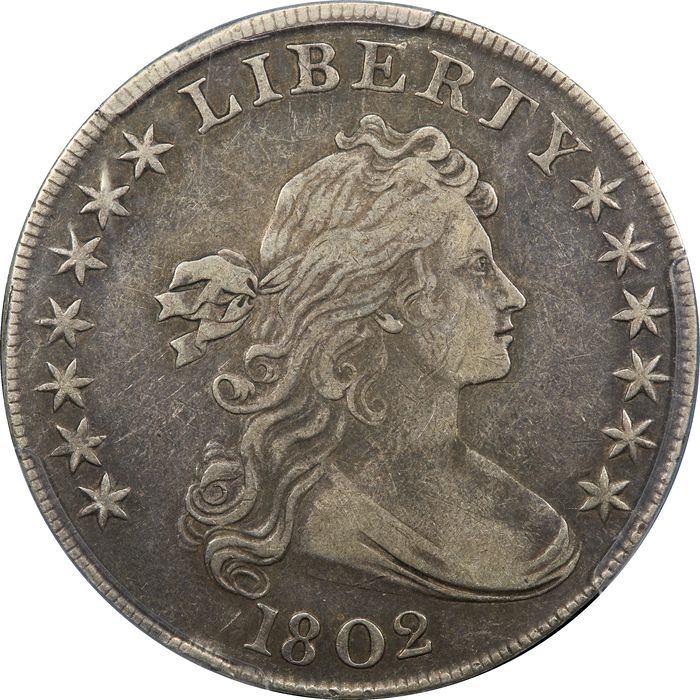1802 Draped Bust Dollar ($1) Obverse Image