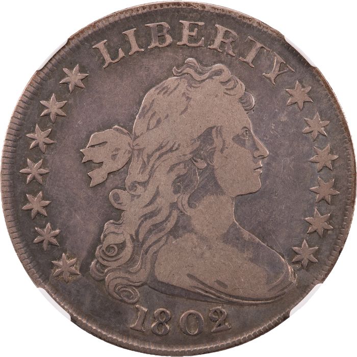1802/1 Draped Bust Dollar ($1) Obverse Image