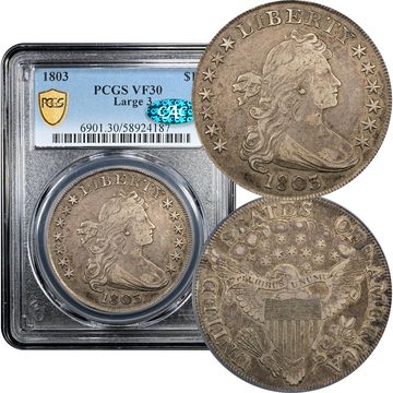 1803 Draped Bust Dollar ($1) Large 3 Composite Image