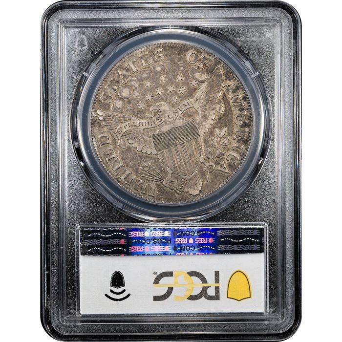 1803 Draped Bust Dollar ($1) Large 3 Reverse Slab Image