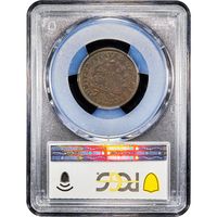 1803 Draped Bust Half Cent (1/2c) Reverse Slab Image