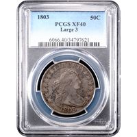 1803 Large 3 Draped Bust Half Dollar (50c) Obverse Image