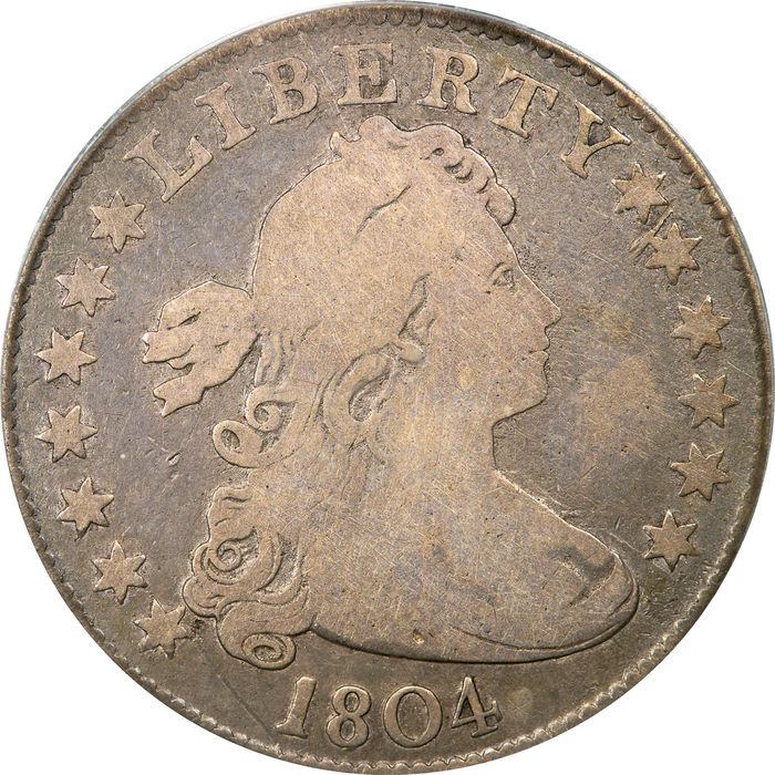 1804 Draped Bust Quarter (25c) OGH Photo 3