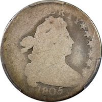 1805 Draped Bust Dime (10c) 5 Berries Obverse Image