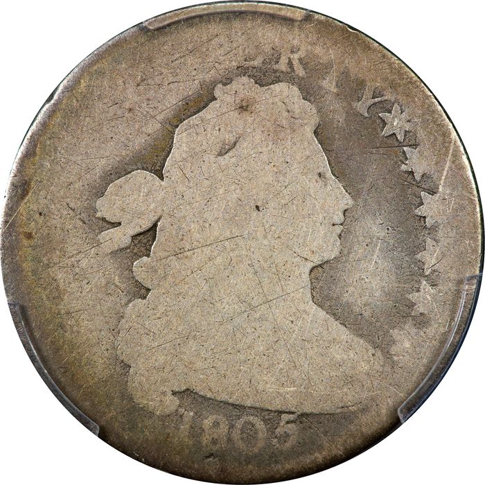 1805 Draped Bust Dime (10c) 5 Berries Obverse Image