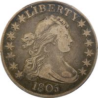 1805 Draped Bust Half Dollar (50c) O-111 Obverse Image