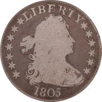 1805 Draped Bust Quarter (25c) Obverse Image