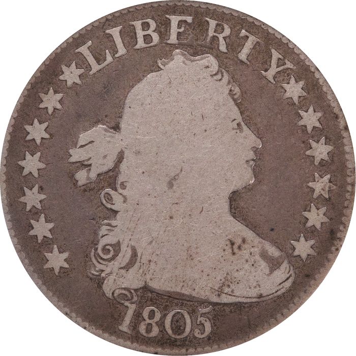 1805 Draped Bust Quarter (25c) Obverse Image