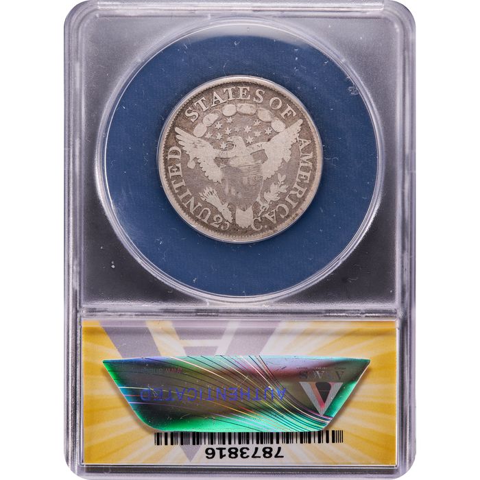 1805 Draped Bust Quarter (25c) Reverse Slab Image
