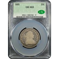 1805 Draped Bust Quarter (25c) Obverse Image