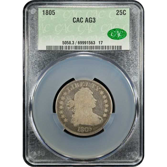 1805 Draped Bust Quarter (25c) Obverse Image