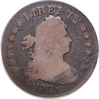 1805 Draped Bust Quarter (25c) Photo 3