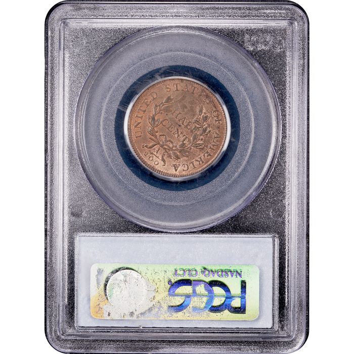 1806 Draped Bust Half Cent (1/2c) Reverse Slab Image