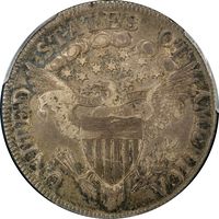 1806 Draped Bust Half Dollar (50c) O-116 Pointed 6, Stem Photo 4