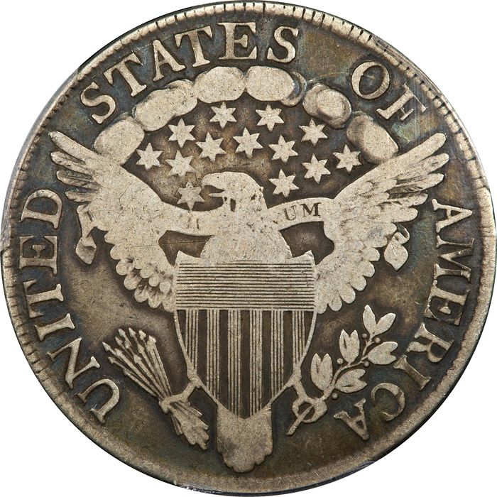 1806 Draped Bust Half Dollar (50c) Pointed 6, Stem Reverse Image