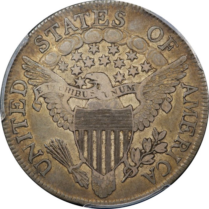 1806 Draped Bust Half Dollar (50c) Pointed 6, Stem Photo 4