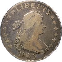 1806 Draped Bust Quarter (25c) Obverse Image